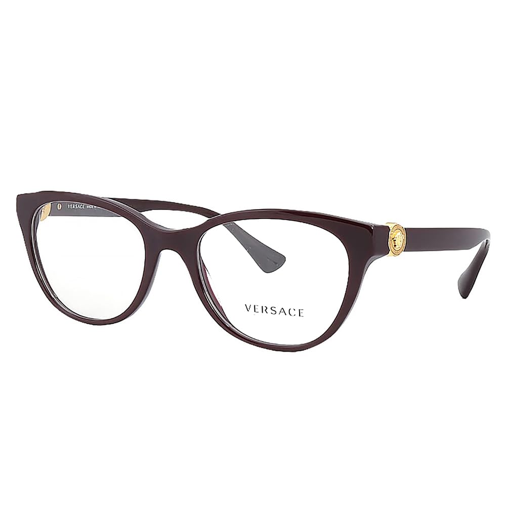 Amazon.com: Versace VE 3330 5386 Plum Plastic Cat Eye