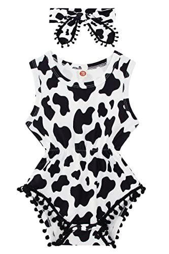 Bfustyle Newborn Toddler Baby Girl Floral Bodysuit Romper Summer Casual Outfit + Headband #TOP5
