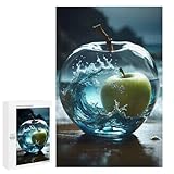 【Glass Apple Ocean Puzzles de haute qualité】 : nous sommes fiers de dire que tous nos puzzles sont produits en utilisant une technique de découpe de précision pour une finition semblable à celle d'une affiche. Cela garantit que votre puzzle terminé semble lisse et homogène, pour un résultat dont vous pouvez être fier.