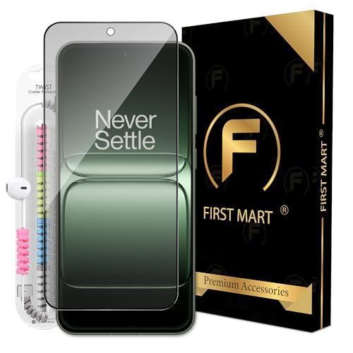 Image of FIRST MART Matte Gaming Tempered Glass for OnePlus 13s 5G (6.32 Inch) Edge to Edge Coverage, Cable Protector and Easy Installation kit| Matte