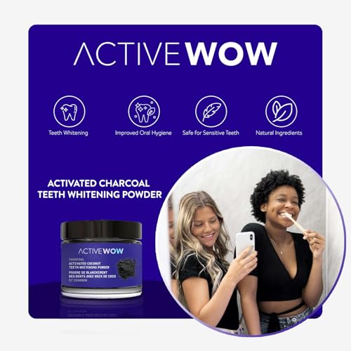 Image of Active Wow Teeth Whitening Charcoal Powder Natural