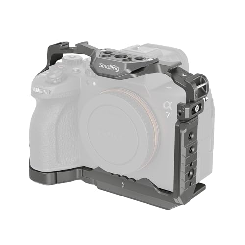 SmallRig �N�C�b�N�����[�X�P�[�W Sony�Ή�A7R V/A7 IV/A7S III/A7R IV/A1 �p �����擾�ς݂� HawkLock �X�^�C�� �R�[���h�V���[/NATO ���[��/�A���J�p�N�C�b�N�����[�X�v���[�g�t���J�����P�[�W �t���A�N�Z