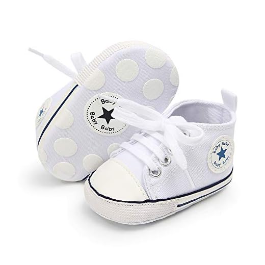 Babycute Zapatos de Lona para bebés Zapatillas de Deporte Zapatillas de Deporte Casuales de Suela Blanda niñas de bebés Zapatos de Primeros Caminantes con Cordones