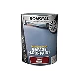 Ronseal DHGFPTR5L Diamond Hard Garage Floor Paint Tile Red 5 Litre