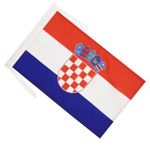 Drapeau De La Croatie En Satin 90D – 150x90 Cm, Couleurs Vives, Idéal Pour événements Spéciaux Et Décoration Intérieure