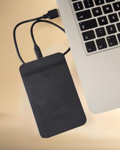 Ezekers Portable 500GB External Hard Drive - USB 3.0 & USB C for PC, Mac, PS5 (Storage Only), PS4, Phone (Android and iPhone 15/16/17) & Xbox - Ultra Fast - 4