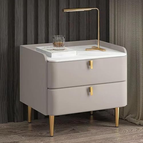 Table d'appoint avec rangement de nuit pratique pour chambre à coucher moderne - 8