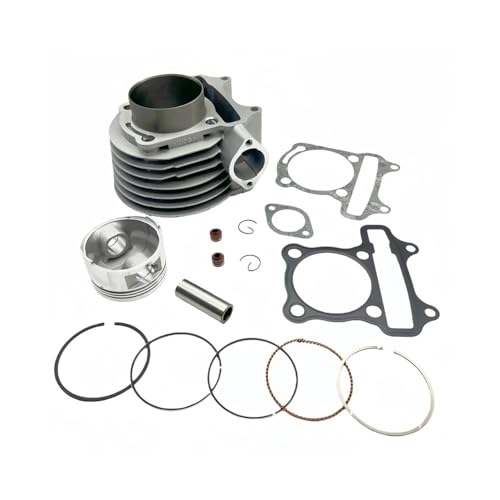 Cylindre 58.5mm GY6 155cc avec piston segments étanches pour moteur 4T