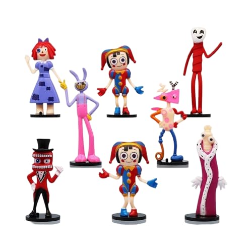 Circus Pomni Figure Anime Jax Collectible Action Figures Desk Figurine