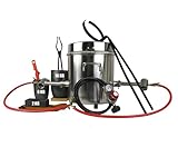 LSMIITTH 16KG/35LB Gas Metal Melting Furnace Kit 2642°F / 1450°C Propane Forge Dual Burner (Each 100,000 BTU) Foundry Home Kiln Smelting Casting Tool Refining Recycle Brass,Gold,Silver