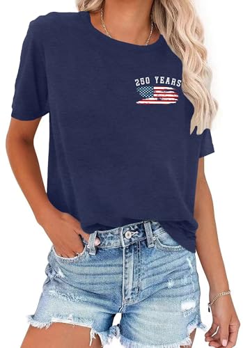 Image of Ithalt Women 4th of July Shirt Fourth of July Shirts USA Sequin Tshirt American Patriotic T-Shirt Stripes Tee Tops
