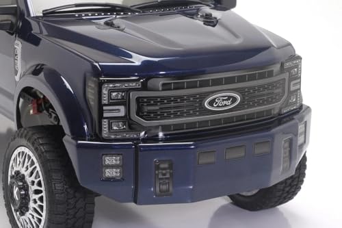 Image of Helidirect CEN Racing 1 /10 RC Crawler - F-450 SD KG1 Wheel Edition 4WD RTR Truck, All-Terrain, Water-Proof, Axial SCX10 for RC Hobbyists, Blue Galaxy