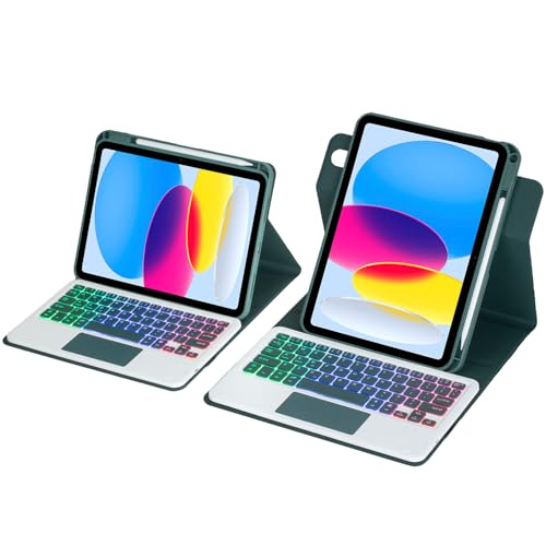 360 Degree Rotating Case Bluetooth Keyboard Case for iPad Pro 11-inch (1st generation/2nd generation/3rd generation/4th Generati