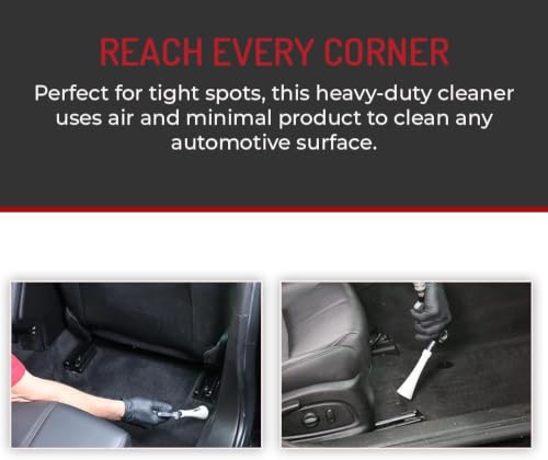 Image of HI-TECH Vortex Cleaning Gun - Quickly Blasts Dirt and Dust from Surface - Works with Air Compressor (Vortex Mini)