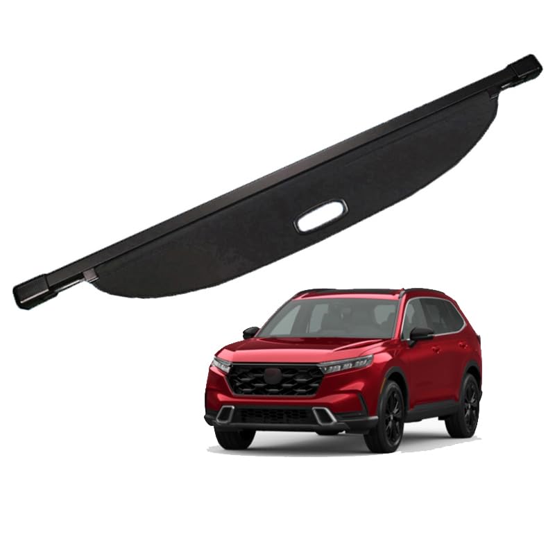 Kaungka Parcel Shelf Cargo Security Cover Retractable For 2017-2019 Honda Crv Black