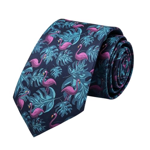 Image of Alizeal Mens 3.15'' Gradient Novelty Pattern Tie Set with Pocket Square Casual Color Tie Set
