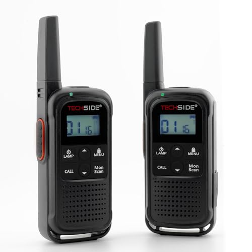 TechSide TS-T3 Go Ricetrasmittente PMR446, 16 Canali,...