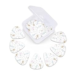 Lot de 12 médiators pour guitare électrique et acoustique Motif girafe - Les Beatles, Paul McCartney, John Lennon, RIngo Starr, George Harrison Lot de 12 médiators pour guitare électrique et acoustique Motif girafe – Image 6