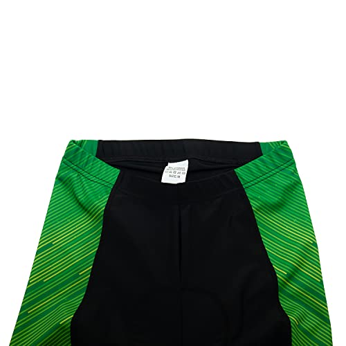 Hotlion Short feminino de ciclismo acolchoado, calça para ciclismo, roupa de bicicleta, meia-calça r