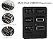 5 Ports Internal USB Hub, Motherboard 9pin USB 2.0 Header Splitter, USB 2.0 to USB 3.2 Gen 1 Header Adapter.