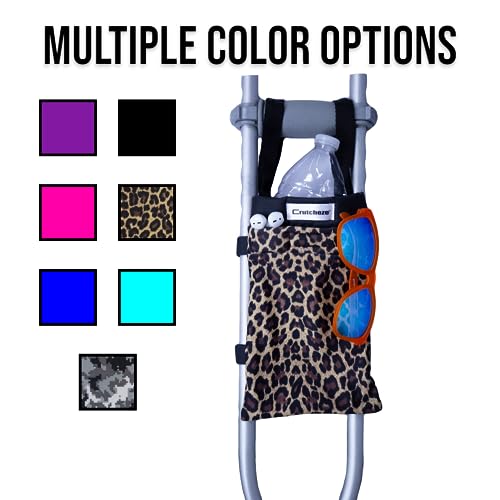 image for Crutcheze Premium Crutch Bag USA Made - Lightweight Pouch for Crutches