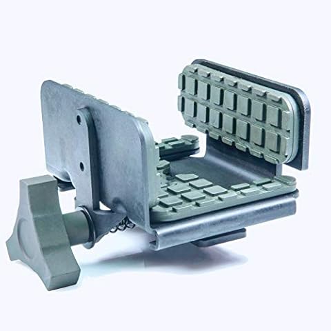 vsdfvsdfv Gun Clamp, Shooting Saddle, Cradle, Clamp, Saddle Rifle Rest(Black) Cover