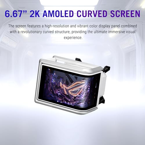 Image of ASUS ROG RYUO IV 360 ARGB White Curved 6.67-inch AMOLED Display, Supports 3D-Effect Video or Customizable System Stats, Asetek Emma Gen8 V2 Pump, pre-Mounted Daisy-Chained ARGB Fans, 6 Year Warranty