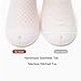 Looching Pack of 5 Mesh Thin Baby Girls Boys Cotton White Socks Toddler Kids No Show Ankle Socks 3-5T