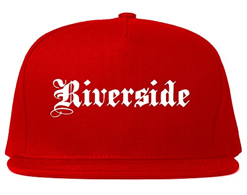 Kings Of NY Riverside City California Snapback Hat Cap Red