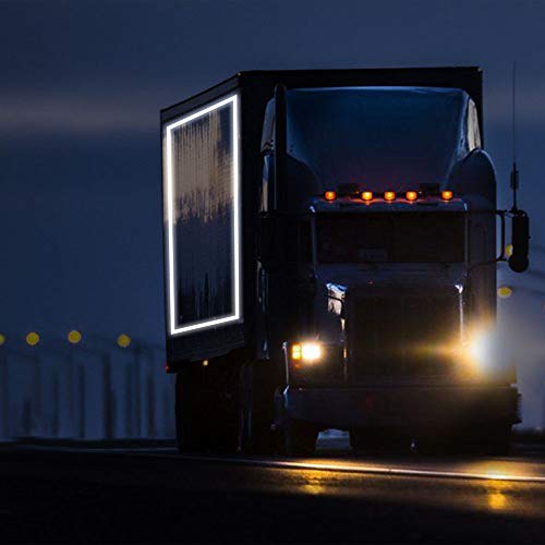 4R Quattroerre.it 32283 Klebefolie, zugelassen, reflektierend, 3 m, für Fahrzeuge, Rot, 50 mm x 1 m