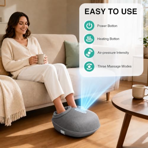 Image of Medcursor Foot Massager with Heat, Shiatsu Deep Kneading [2026 Upgraded]