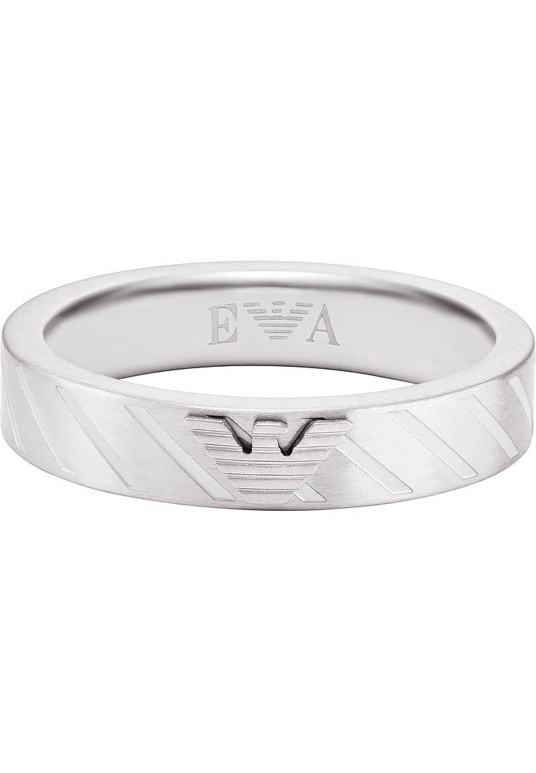 Emporio Armani Band Ring in Stainless Steel for Men