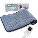 【Präzise Countdown-Steuerung】 Dieses elektrische Wärmepad bietet bis zu 2 Stunden automatisches Ausschalten. Die Tasten des Steuergeräts ermöglichen Ihnen, die Temperatur und Dauer einfach einzustellen. Wenn die automatische Abschaltzeit weniger als 99 Minuten beträgt, wird die Uhr jede Minute aktualisiert, so dass Sie immer den Status des Wärmepads überwachen können. Alles, was Sie tun müssen, ist sich zurückzulehnen und die gemütliche Wärme zu genießen.