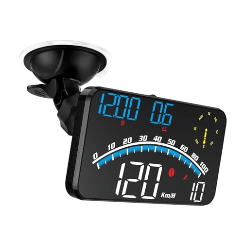 HUD G10 Affichage Tête Haute For Voiture Universel Compteur De Vitesse Numérique Gps MPH Kmh Projection Avec Support Pièces Intérieures Automobiles Facile à Installer