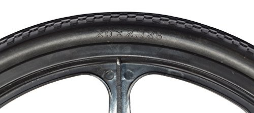 20 x 2.125 Flat Free Wheel for Rubbermaid Cart (2-PACK)