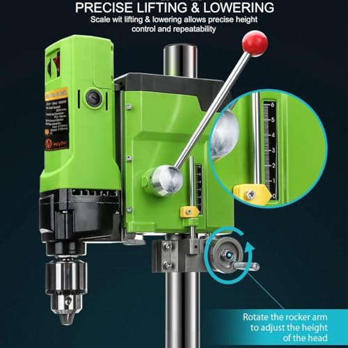Image of VOLTZ NEMBD-11 1050W Mini Electric Portable Press Wood Iron Wood, Drill Chuck Bench Drill Machine (3-16mm)