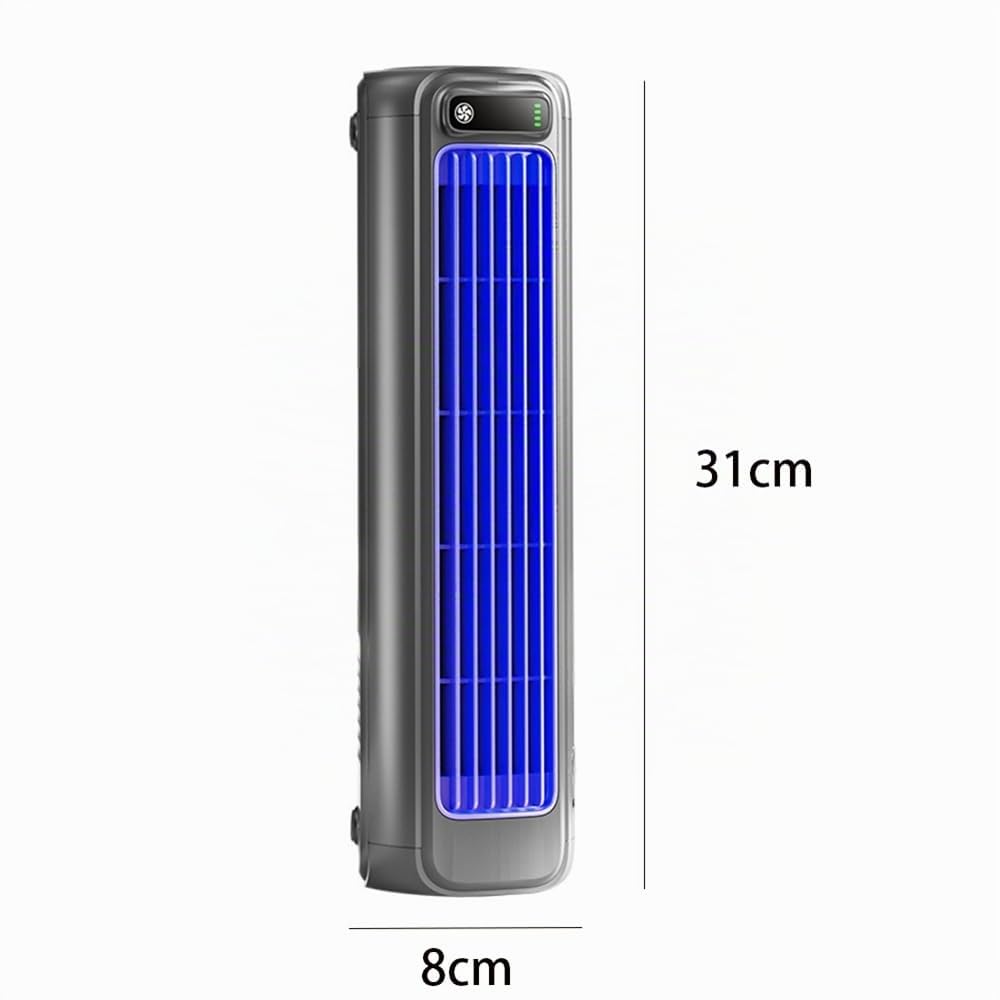 Petit climatiseur portable à 3 vitesses, montage mural, mini climatiseur rechargeable par USB, ventilateur électrique mural sans perçage, ventilateur de refroidissement d'air pour chambre à coucher