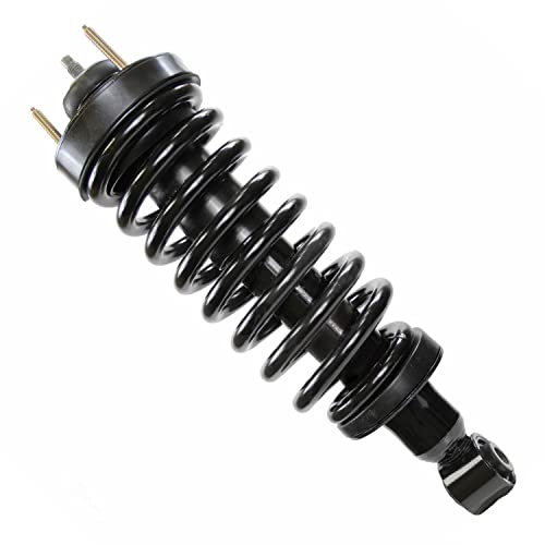 Image of Detroit Axle - 2pc Front Struts for 03-11 Ford Crown Victoria Mercury Grand Marquis 03-04 Marauder, 2 Struts & Coil Spring Assembly 2003 2004 2005 2006 2007 2008 2009 2010 2011 Replacement Suspension