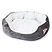 GODGETS Panier pour Animal Domestique pour Chats et Petits Chiens de Taille Moyenne Panier avec Coussin Ronde ou Ovale en Forme de Donut gigognes Lit pour Animal Domestique,Gris,60 * 50