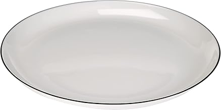 SELTMANN WEIDEN Frühstücksteller - Durchmesser: 20,2 cm - Höhe: 2,1 cm - Lido - Form: Rund - 10826 Weiß - Black Line