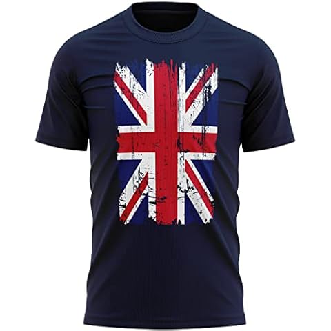 Union Jack Grunge Flag T-Shirt for Men Cover