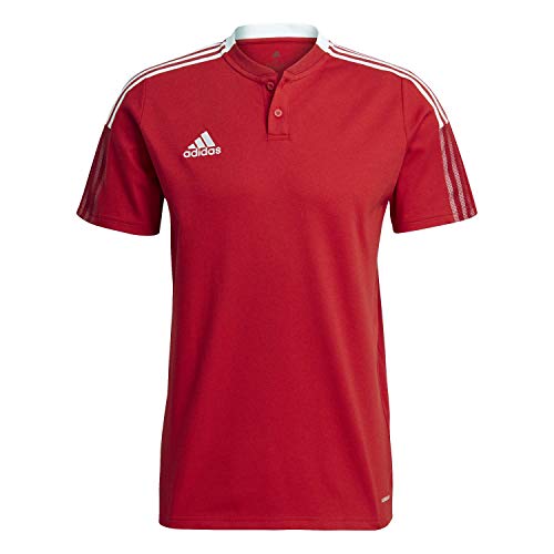 adidas GM7365 TIRO21 Polo Polo Uomo Team Power Red L