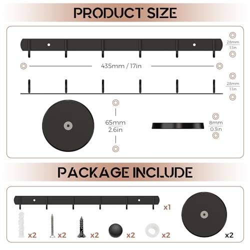Laowu MAGNETIC COAT RACK For Metal Door, Magnetic Bbq Tool Rack thumb #5