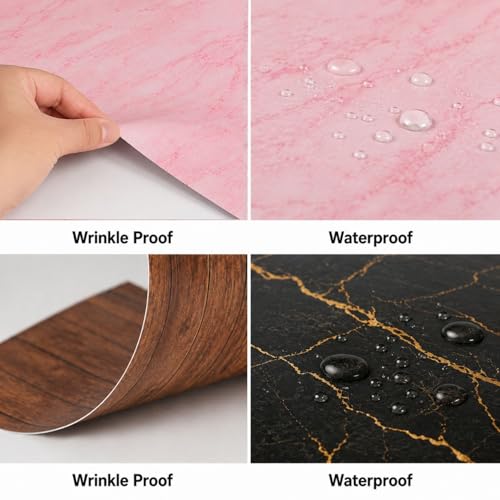 Image of SMILEDRIVE Backdrop with Stand Kit | 8 Styles (4 Double-Sided Sheets) | Professional Tabletop Photography Background Set | Silver Reflector & Black Diffuser Included