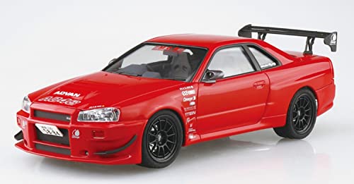 Maqueta Aoshima Skyline GT-R BNR24 1:24 miniatura 2