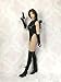 1/6 Scale Female Clothes,Female Bodysuit Black High Fork Jumpsuit Wristbands Clothes for 12inch PH TBL JO Action Figure Body (D)