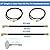 Skyflame Natural Gas Connection Hose, Complete NG Fire Pit Installation Kit from Burner to Natural Gas, Includes 1/2" Control Valve Key Set, 2 PCS 60" Connect Hoses