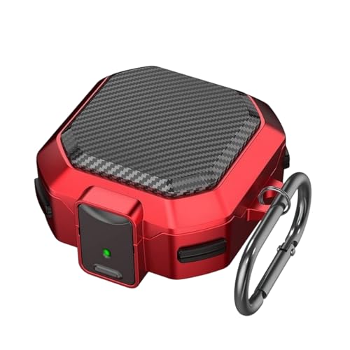 �ϏՌ��C���z���P�[�X PC �����h�~�ی�J�o�[ ���C�����X�C���z���ی�J�o�[ Buds 4 Pro Buds Live�Ή� (�u���b�N���b�h+�J�[�{���t�@�C�o�[)