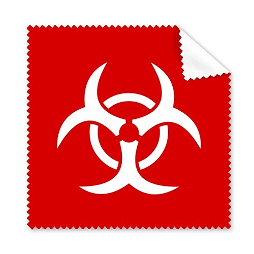 Tissu lunettes motif infection rouge pour éliminer les traces