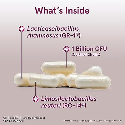 Jarrow Formulas Fem-Dophilus Vaginal Probiotics 1 Billion CFU with 2 Science-Backed Strains, Dietary Supplement for Vaginal & Urinary Tract Support, 30 Capsules, Up to a 30 Day Supply, Shelf-Stable